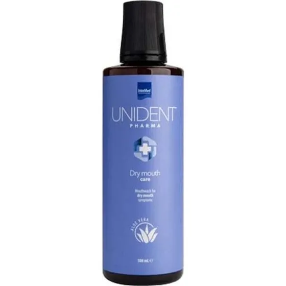 UNIDENT Pharma Mundwasser gegen Mundtrockenheit, 500ml