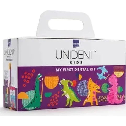 UNIDENT Kids My First Dental Kit - Zahnset mit Kaugummi-Geschmack