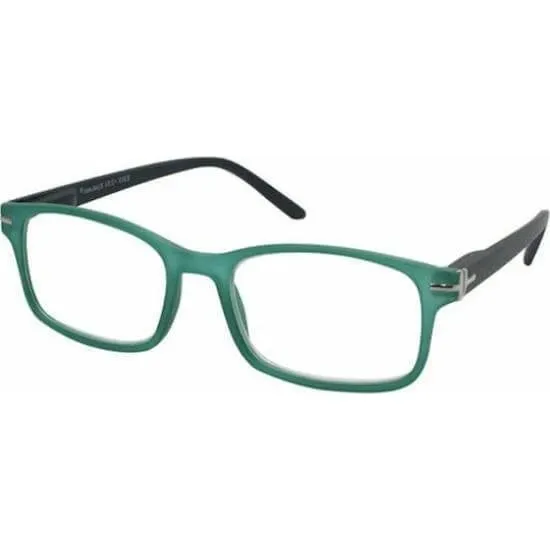 EYELEAD E203 Presbyopie-Brille Grün-Schwarz Granular 1.25