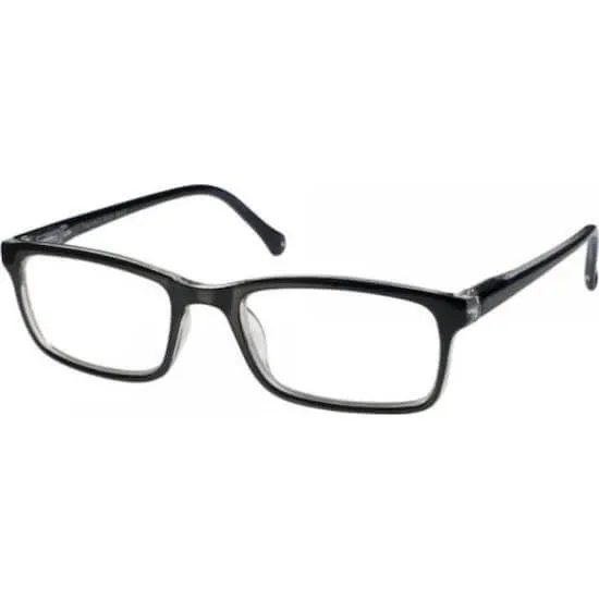 EYELEAD E151 Presbyopie-Brille Schwarz-Diaphan Granular 3.50