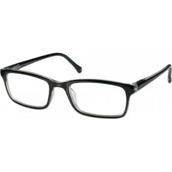 EYELEAD E151 Presbyopie Brille Schwarz-Diaphanous Granular 4.00