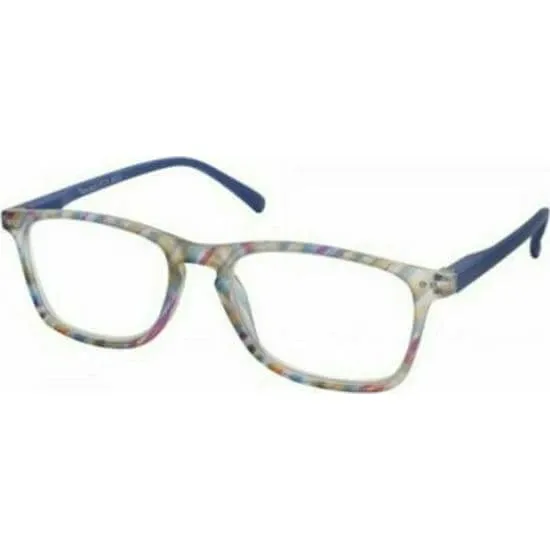 EYELEAD E208 Presbyopie-Brille Blau Granular 2.25