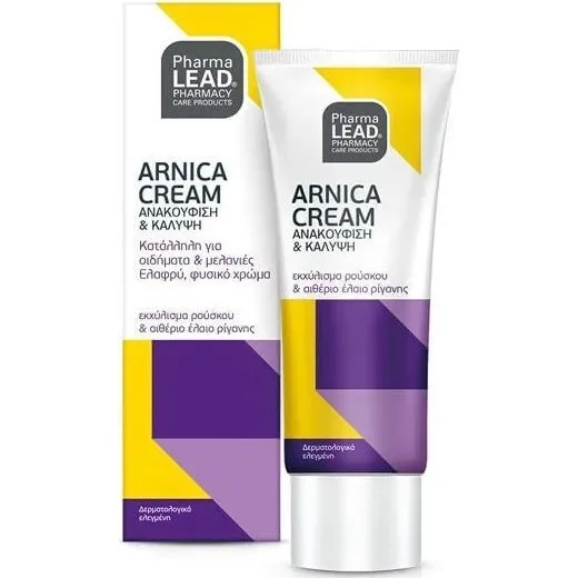 Pharmalead Arnika Creme zur Heilung & Abdeckung von Prellungen, 50ml