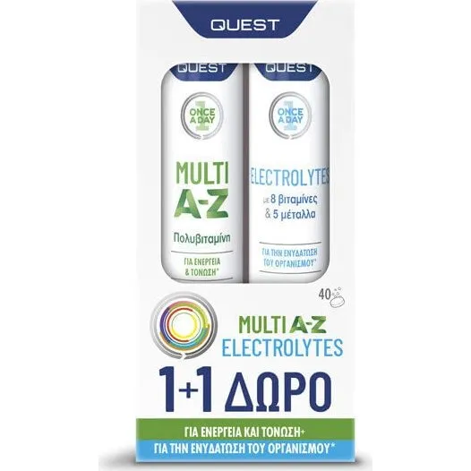 Quest Once A Day Multi A-Z Multivitamin Brausetabletten 2x20 Stk