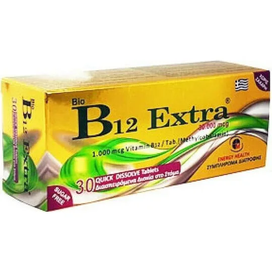 Medichrom Bio B12 Extra: 1000mcg Methylcobalamin, 30 Tabletten