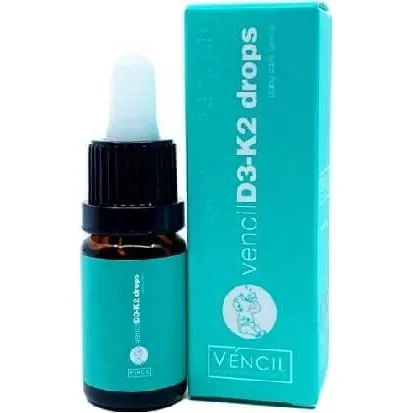 VENCIL D3-K2 Vitamin-Tropfen für Kinder, 10ml