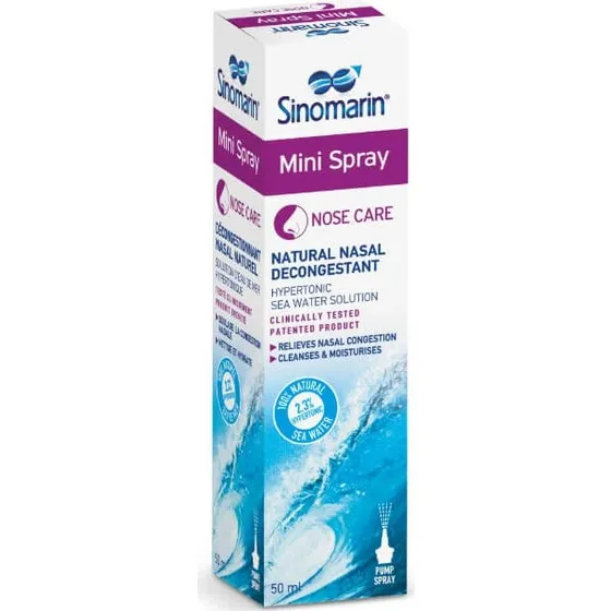 Sinomarin Mini Nasenspray abschwellend, 30 ml, Gerolymatos International
