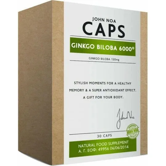 John Noa Ginkgo Biloba 6000 120mg - 30 Kapseln