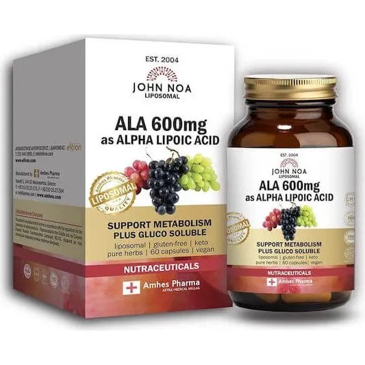 John Noa Liposomale ALA Alpha-Liponsäure 600mg - 60 Kapseln