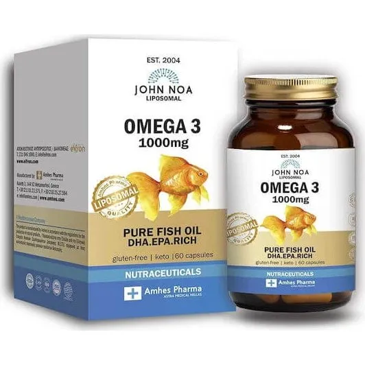 John Noa Liposomales Omega 3 Fischöl 1000mg - 60 Kapseln