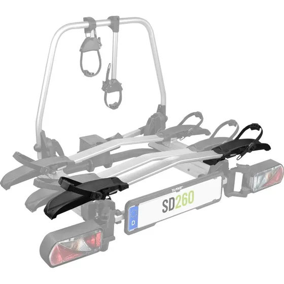 EUFAB Premium 2 Plus Fahrradheckträger 2 Fahrräder abklappbar