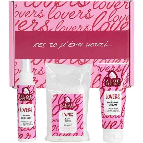 Aloe+ Colors Geschenkbox Lovers – Wellness-Set für Paare