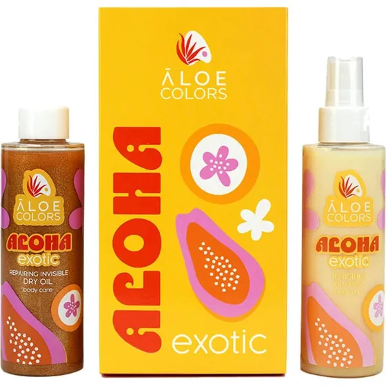 Aloe+ Colors Aloha Exotic Set: Invisible Oil Mist & Dry Oil (2x150ml)