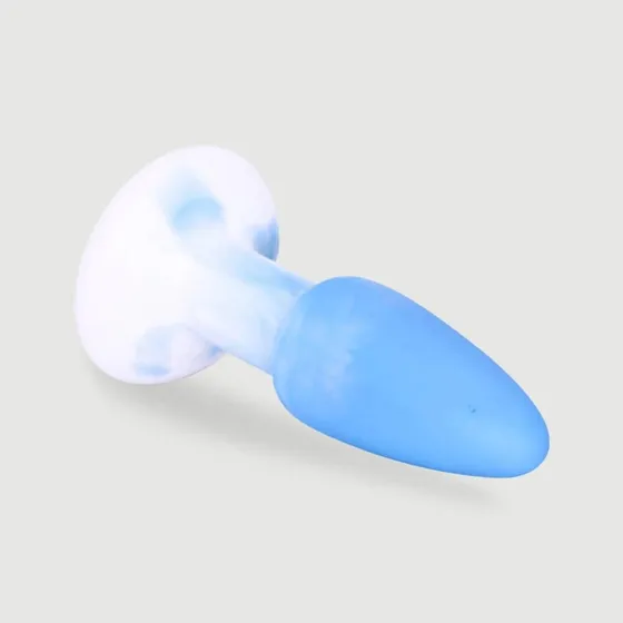 Anal Collection Ranna Großer Silikon Butt Plug - Blau