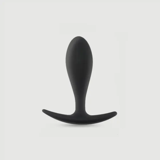 Sexopolis Anal Beginner's Droplet Silikon Butt Plug - Schwarz