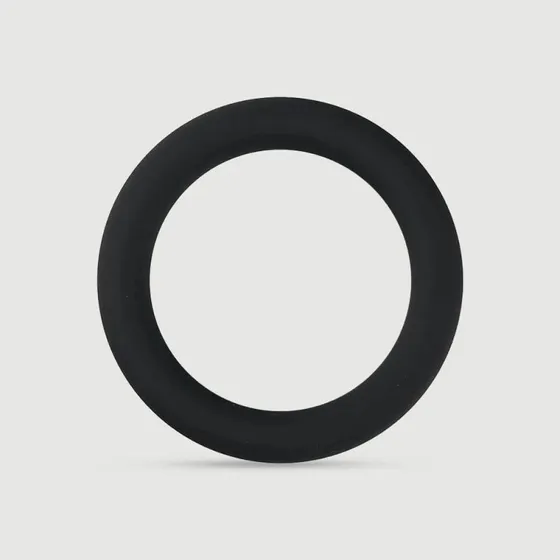 Sexopolis Stiff Large Silicone Cock Ring - Schwarz