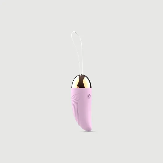 Curved Delight Silikon Handvibrator mit Kugel - Violett