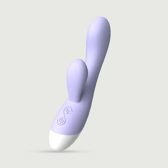 Sexopolis Vibes Smooth Classy Strong Dual Motor Rabbit Vibrator - Violett