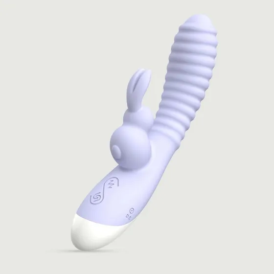 Sexopolis Vibes Maya Dual Motor Silikon Rabbit Vibrator - Violett