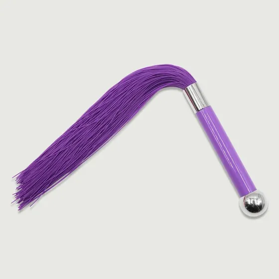 Mini Flogger mit metallischem Detail & dünnen Kanten - Lila