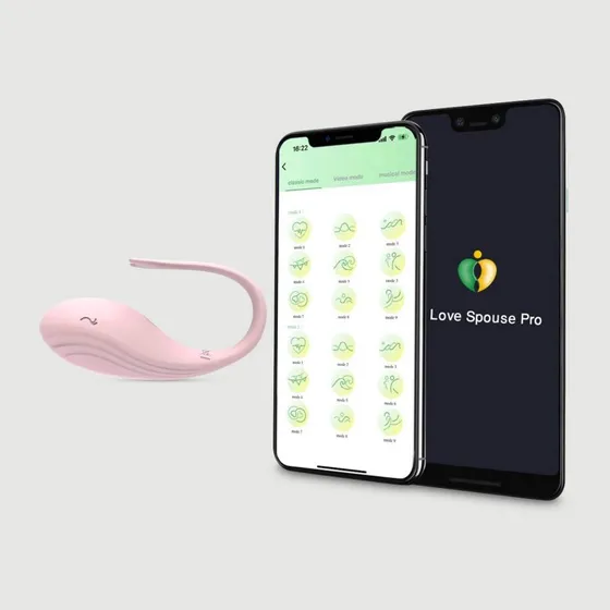 Naughty Dolphin App-gesteuerter Silikon-Vibrator - Rosa