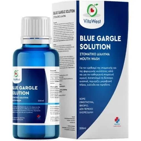 VITAWEST Blue Gargle Solution Mundspülung, 200ml