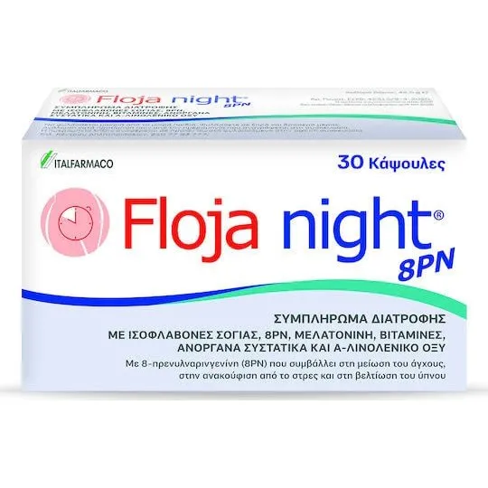 Italfarmaco Floja Nacht 8PN Schlaf Ergänzung, 30 Kapseln