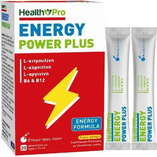 Health Pro Energy Power Plus Spezial-Nahrungsergänzungsmittel 20x15ml