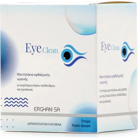 Erghani Eye Clean Augenreinigungstücher, 16 Stück