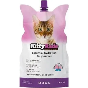 KittyRade Prebiotischer Entendrink für Katzen, 250 ml