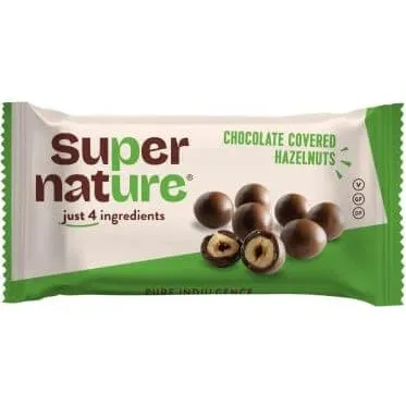 Super Nature Bio-Haselnüsse mit Schokoladenüberzug, 40 g