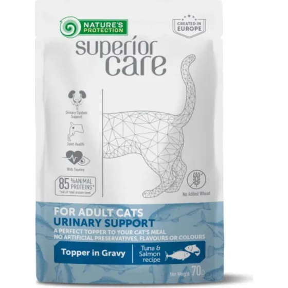 Natures Protection Superior Care Urinary Katzenfeuchtfutter Thunfisch & Lachs