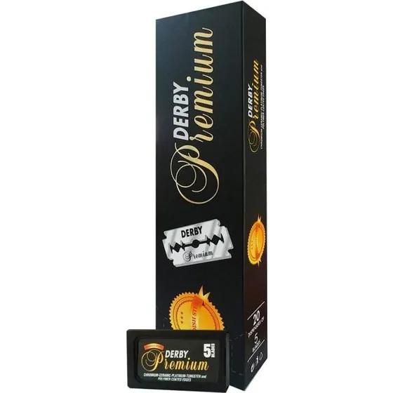 Derby Black Premium Rasierklingen 100 Stk