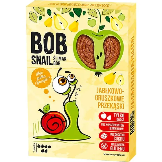 Bob Snail Roll Fruchtsnack Apfel & Birne, 60 g