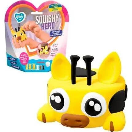 Lovin'do Air Clay Squishy Hero SquiRaff Okto Set