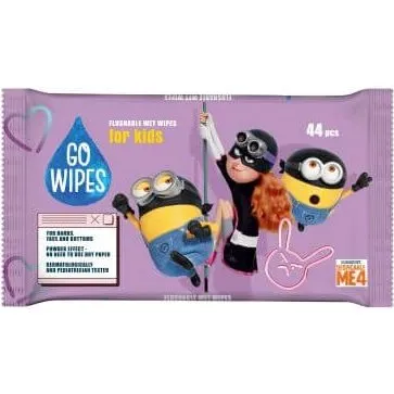 Minions Go Wipes Feuchtes Toilettenpapier, 44 Stück