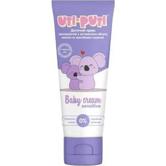 Uti-Puti Feuchtigkeitscreme für Kinder mit Apfelextrakt, 75 ml