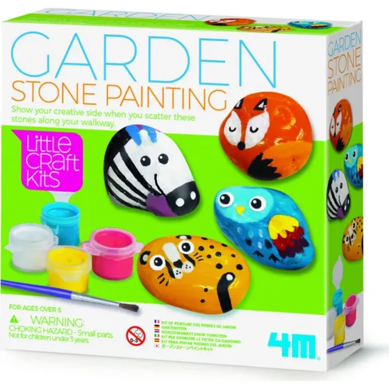 LittleCraft Mini Kreativset - Gartensteine Bastelset
