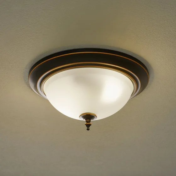 Westinghouse Harwell Deckenleuchte, Bronze, Rund
