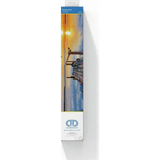 Diamond Dotz Diamond Painting Sonnenuntergang See
