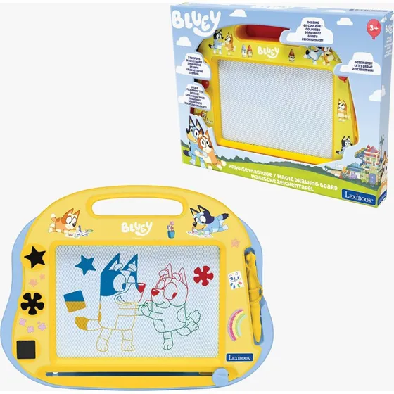 Lexibook Bluey Magnetische Zeichentafel A5 mit Stempeln