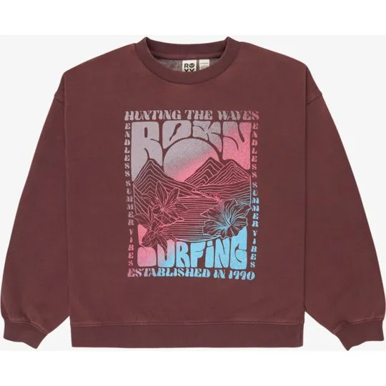 Roxy Lineup Brushed Oversize Sweatshirt für Mädchen