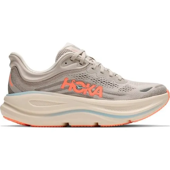 HOKA Bondi 9 Damen Laufschuhe - Beige - Gr. 42