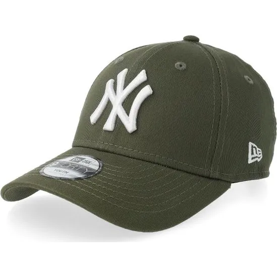 New Era Cap Kids New York Yankees 9FORTY Olive/White