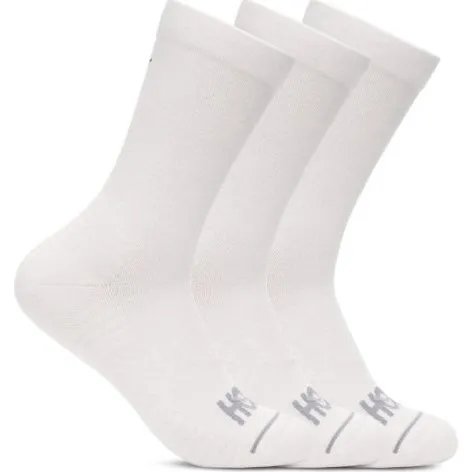 HOKA Crew Run Socken 3er-Pack - Weiß, Größe 38-42