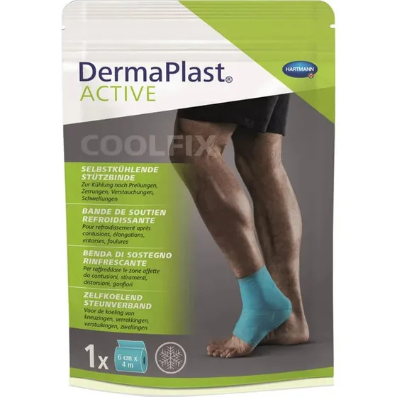 Hartmann CoolFix DermaPlast Active kühlende Stützbandage, 6cm x 4m