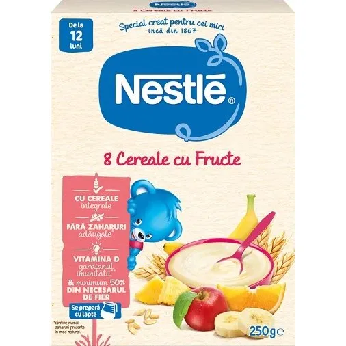 Nestlé 8 Fruchtcerealien Babynahrung ab 12 Monaten, 250 g