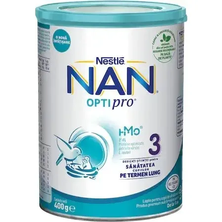Nestlé Nan 3 Optipro Premium-Milchnahrung +12 Monate, 400 g