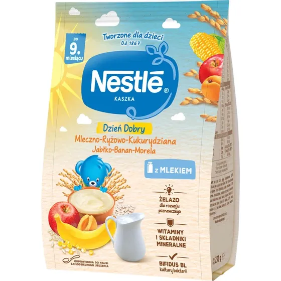 Nestlé Good Morning Rice Krispies Apfel-Banane-Aprikose 230g