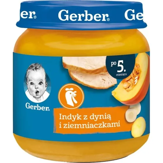 Gerber Baby-Brei Truthahn mit Kürbis und Kartoffeln, 125g